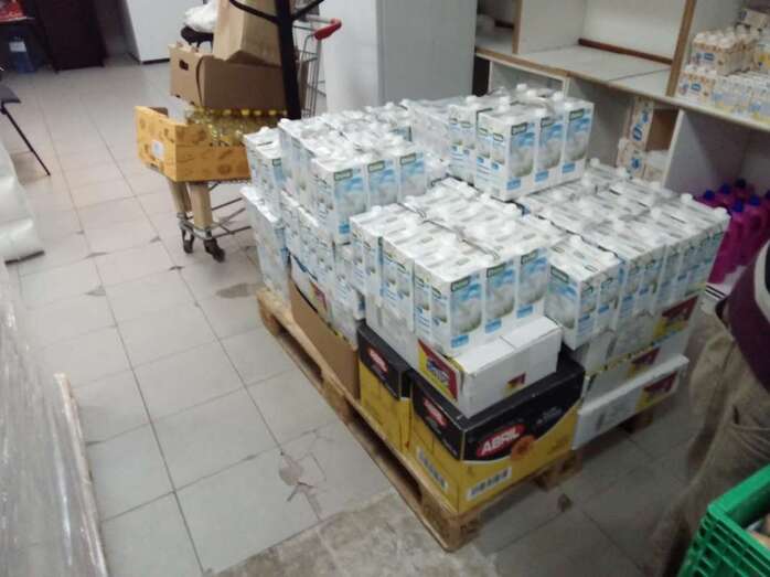 Alimentos donados por USTSS/TA.